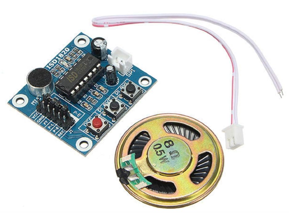 ISD1820 3–5V Voice Recording & Playback Module | Audio Recorder Board with Microphone & Speaker Driver | Ideal for DIY Electronics, Talking Toys, Sound Alerts & Learning Projects-image-27