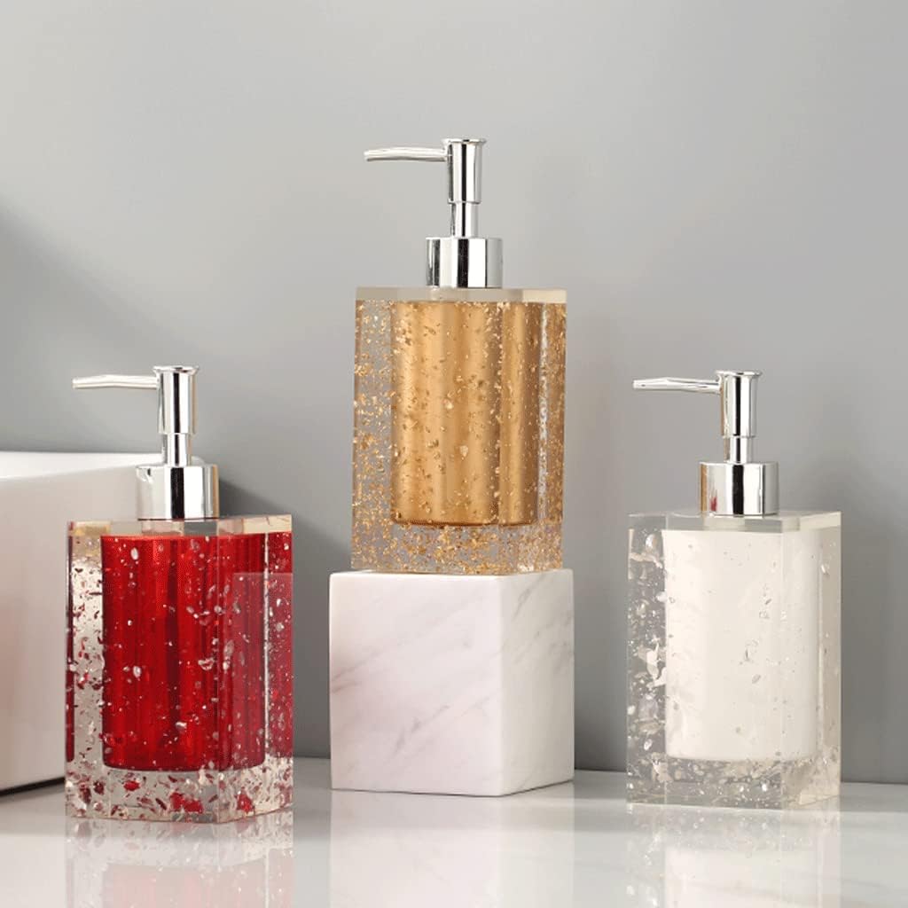 Minimalistic Soap Dispenser Manual Soap Lotion Dispenser Refillable Soap Pump Dispenser10.1oz for Countertop Toilets Home