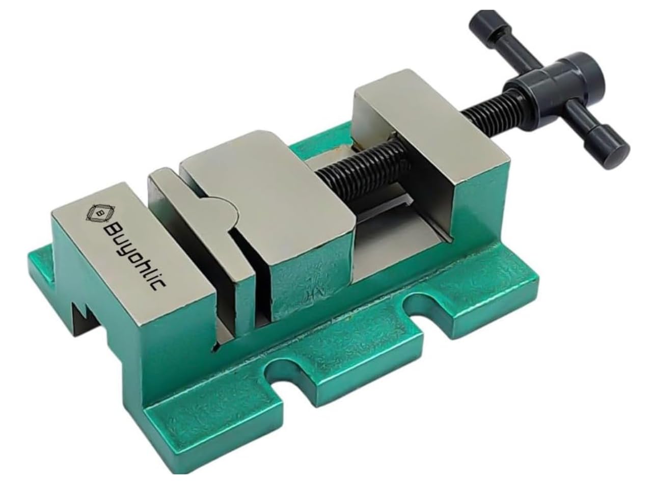 Buyohlic Green Drill Mill Vice Vise For Vertical Slide (Jaw Width 44 Mm) Lathe & Milling Machine Tools