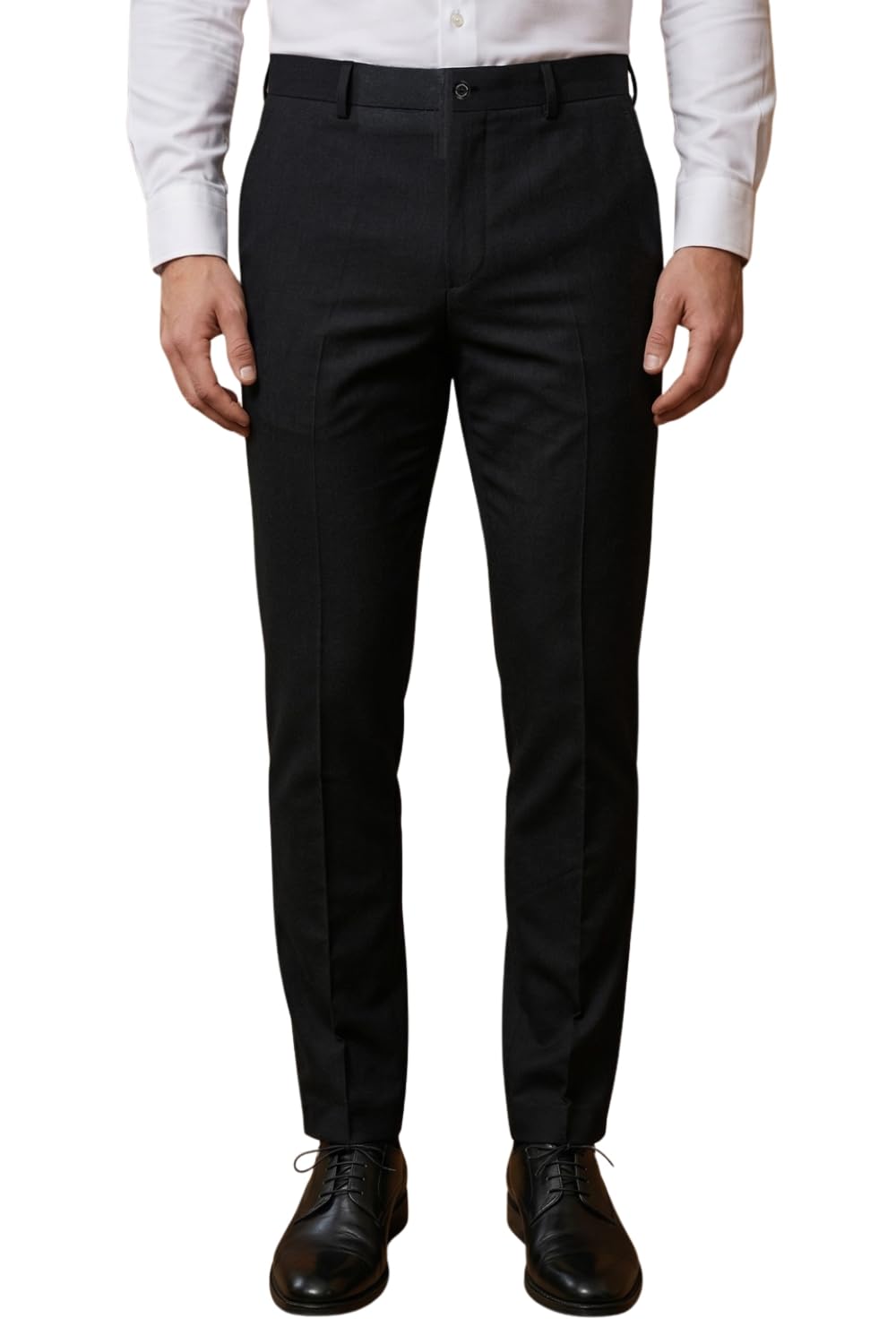 louis philippe Men's Slim Fit Solid Formal Trouser-picture-44