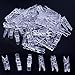 Jdesun 50 Pieces Photo Clips,Mini Plastic Picture Paper Clip Clothespins Peg for Office,Home,Arts