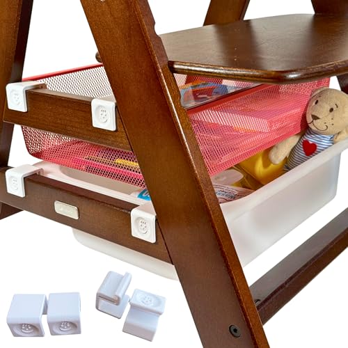 2 Stück Gleiterset Für Kinderhochstuhl - Rutschfeste Fußabdeckung & Kippschutz