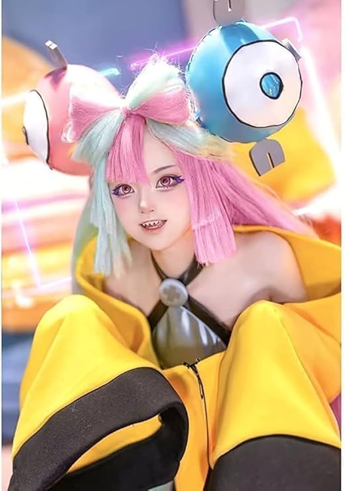 ナンジャモ　コスプレ衣装　ウィッグ付き Amazon.co.jp: [fenglei] ナンジャモ コスプレ衣装 ナンジャモ 衣装