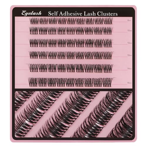 Faux Mink Lash Clusters Natural Look Eyelash Clusters D Curl Cluster Lash Extensions 8-16mm