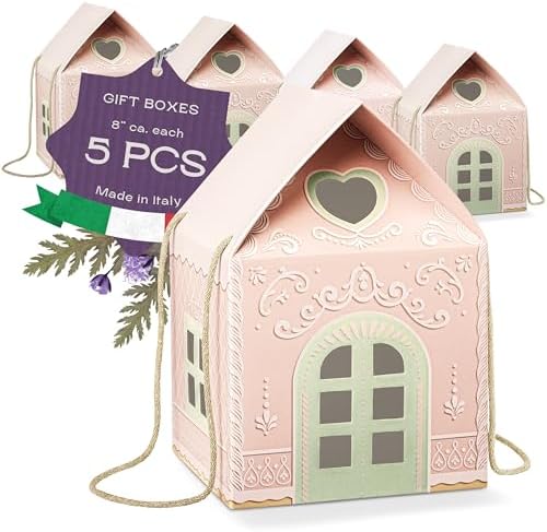 Amazon.com: Boxes Craftory Pack of 5 House Shaped Gift Boxes (7.87 x 7. ...