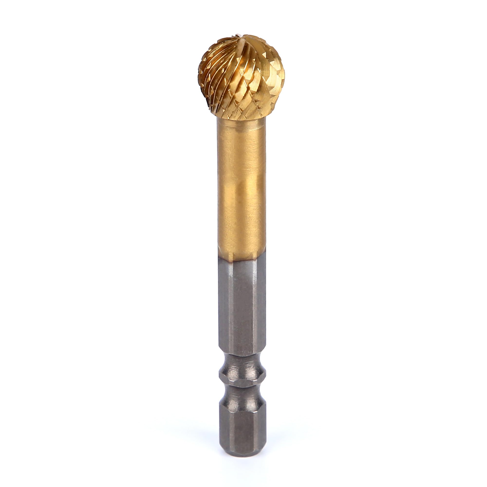 HUHAO Tungsten Carbide Rotary Burr Bit, Double Cut Carbide Burr 1/4" Shank Die Grinder Cutting Burrs Bit for Metal Working & Sturdy — Amazon image 13