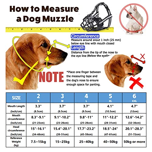 Pacify Dog Muzzles, 2023 Upgraded Reflective Basket Muzzle Breathable Soft Muzzle For Anti-Biting, Barking And Chewing #TOP1