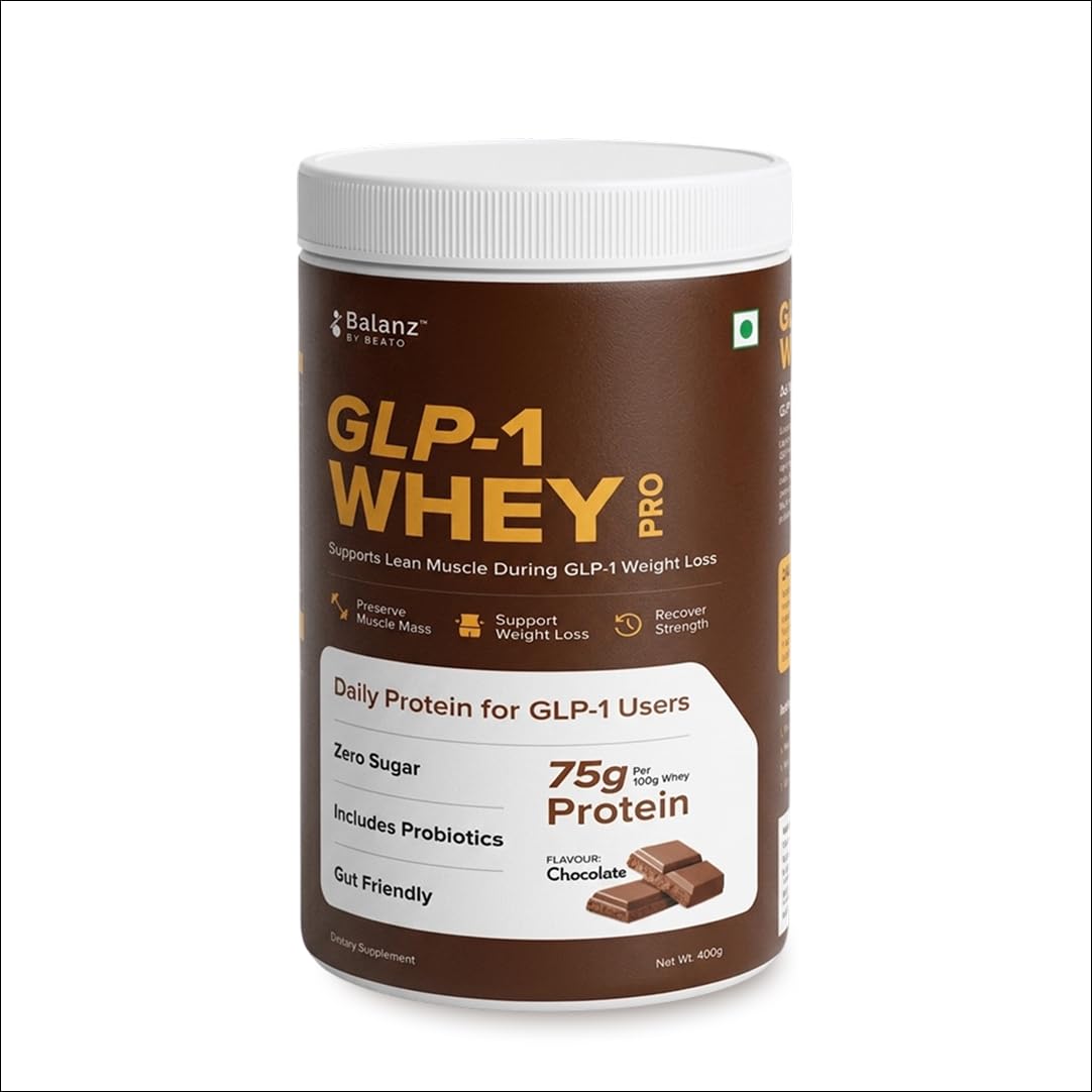 GLP-1 Whey PRO is Balanz by BeatO's daily protein supplement (Chocolate)-image-18