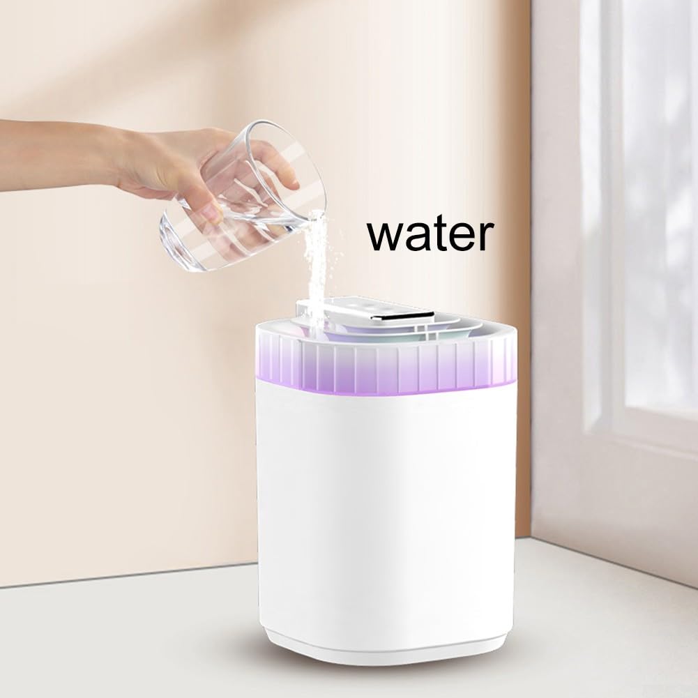 Humidificador para dormitorio, humidificadores de ritmo silencioso, 3 L, gran capacidad, humidificadores de aire de niebla fría para habitaciones grandes, oficinas, viajes