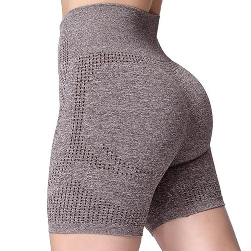 Aoxjox Seamless High-Waisted Biker Shorts