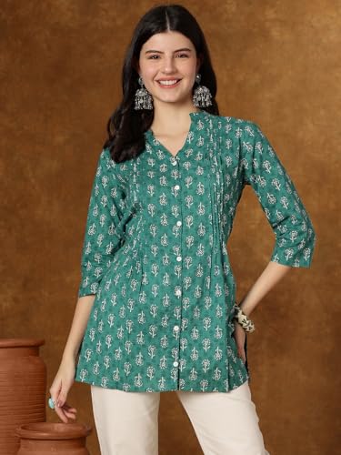 Image of Janakdulari Fashion Cotton Printed Top for Women and Girls (JDC-307)|| Party Office Home College Jean Wear