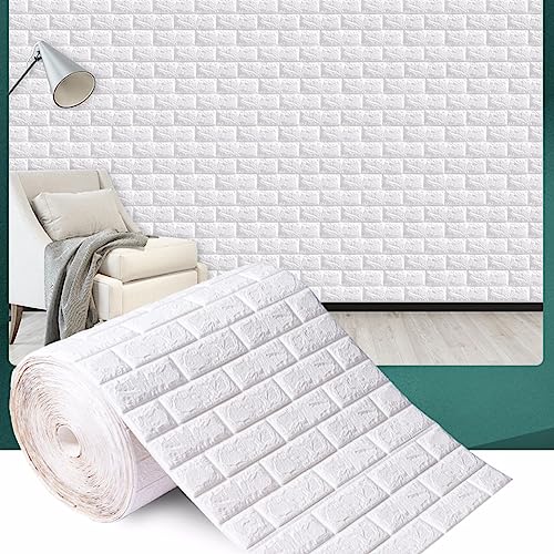 Panneaux muraux 3D mousse pour masquer un mur abîmé et humide - 3
