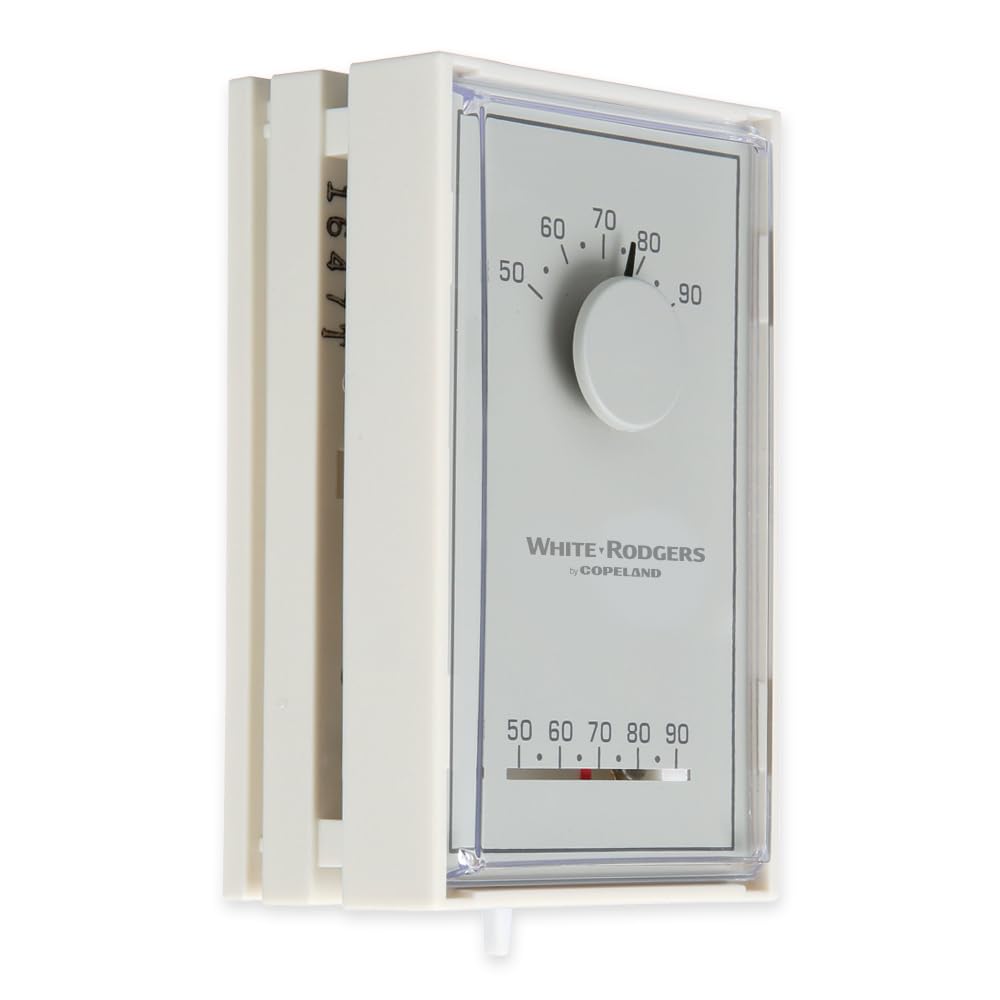 Emerson 1e50 N-301 Low V termostato meccanico, da 50 a 90 gradi F, bianco