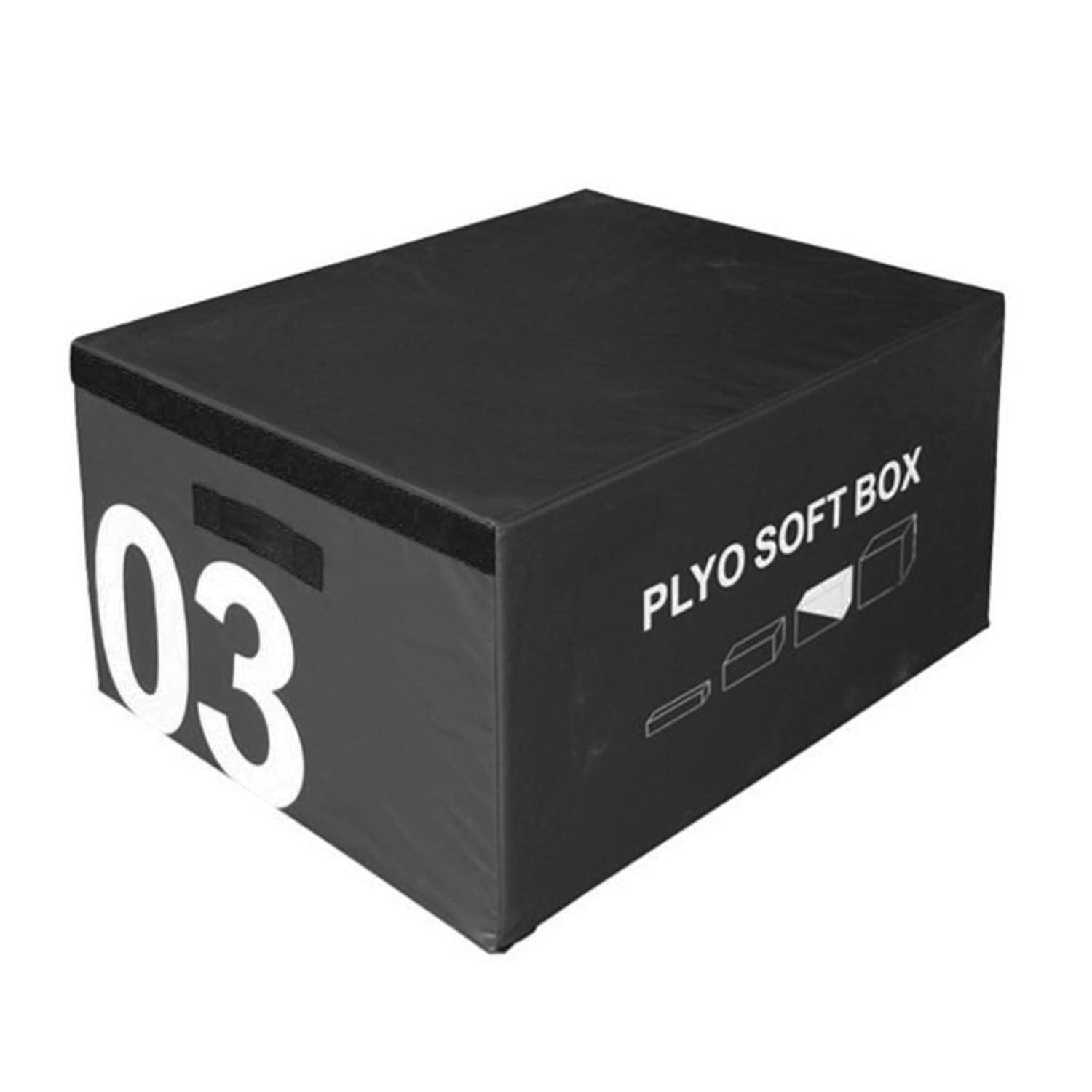 SPORTNOW Box Pliometrica 3 In 1 - Scatola Per Allenamento Salto In Legno, 3 Altezze Regolabili - Foto 4