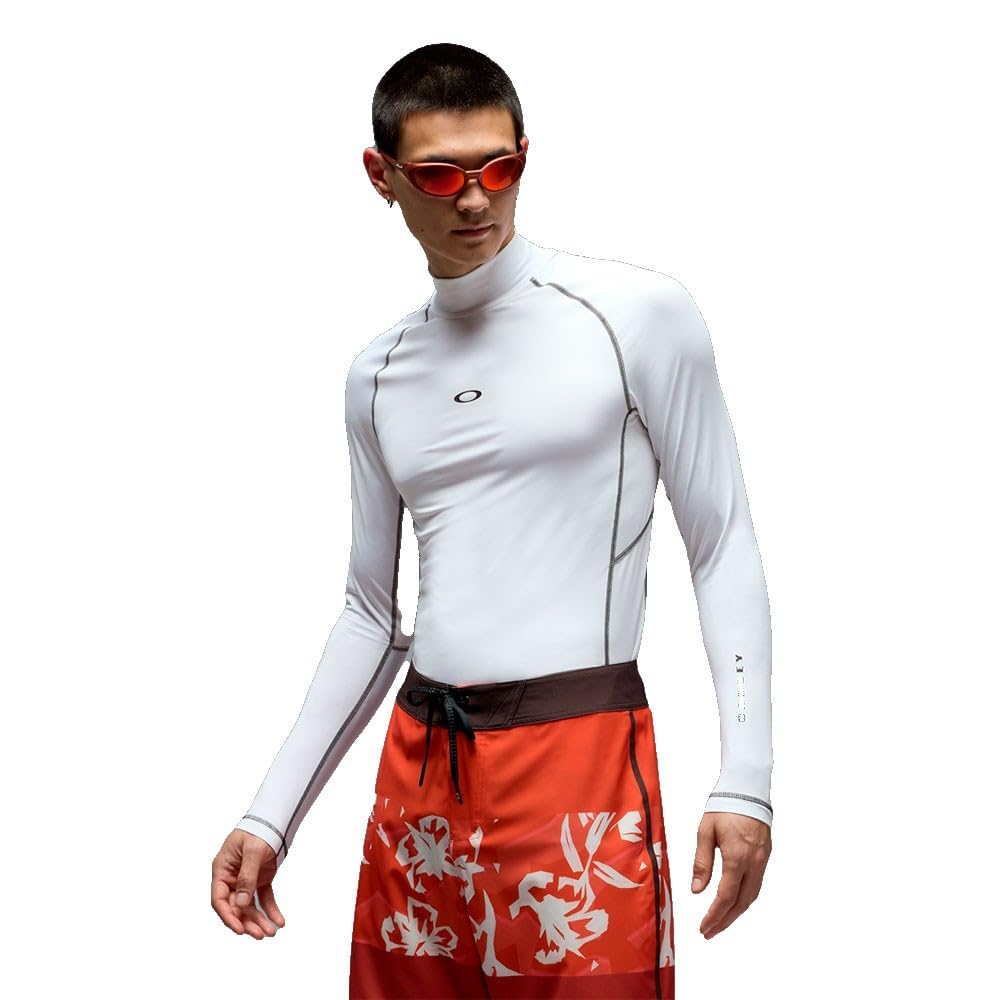 Oakley Herren Bhodi Ellipse Long Sleeve Rashguard Rash-Guard-Shirt (1er Pack)