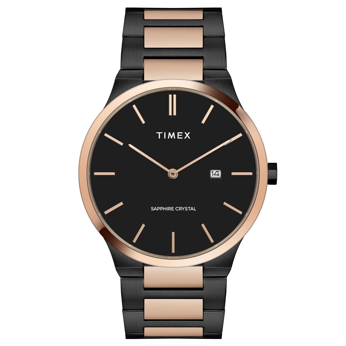 TIMEX Men Stainless Steel Black Round Analog Dial Watch- Tweg23601, Band Color-Multicolor (B0CQRR3YCH) Amazon Price History, Amazon Price Tracker