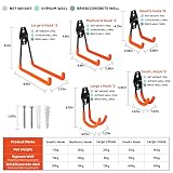 Ganchos para escaleras de aluminio 3 ganchos para escaleras de aluminio marca KaiPuYMX (3)