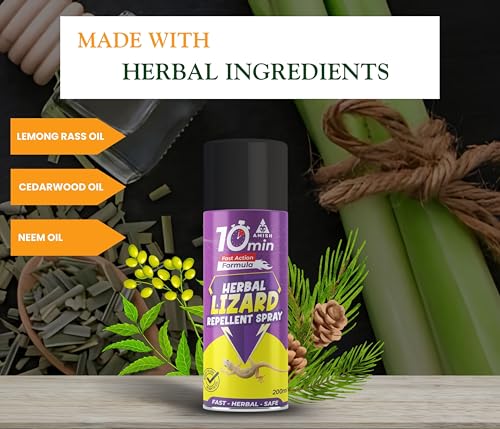 Image of Amish Aerosol Ultra Lizard Spray 200Ml Pack Of 1 Ready To Use For Home, Office, Warehouse Indoor Lizard Spray Safe Eco-Friendly Solution With Amish Say Goodbye To Lizard