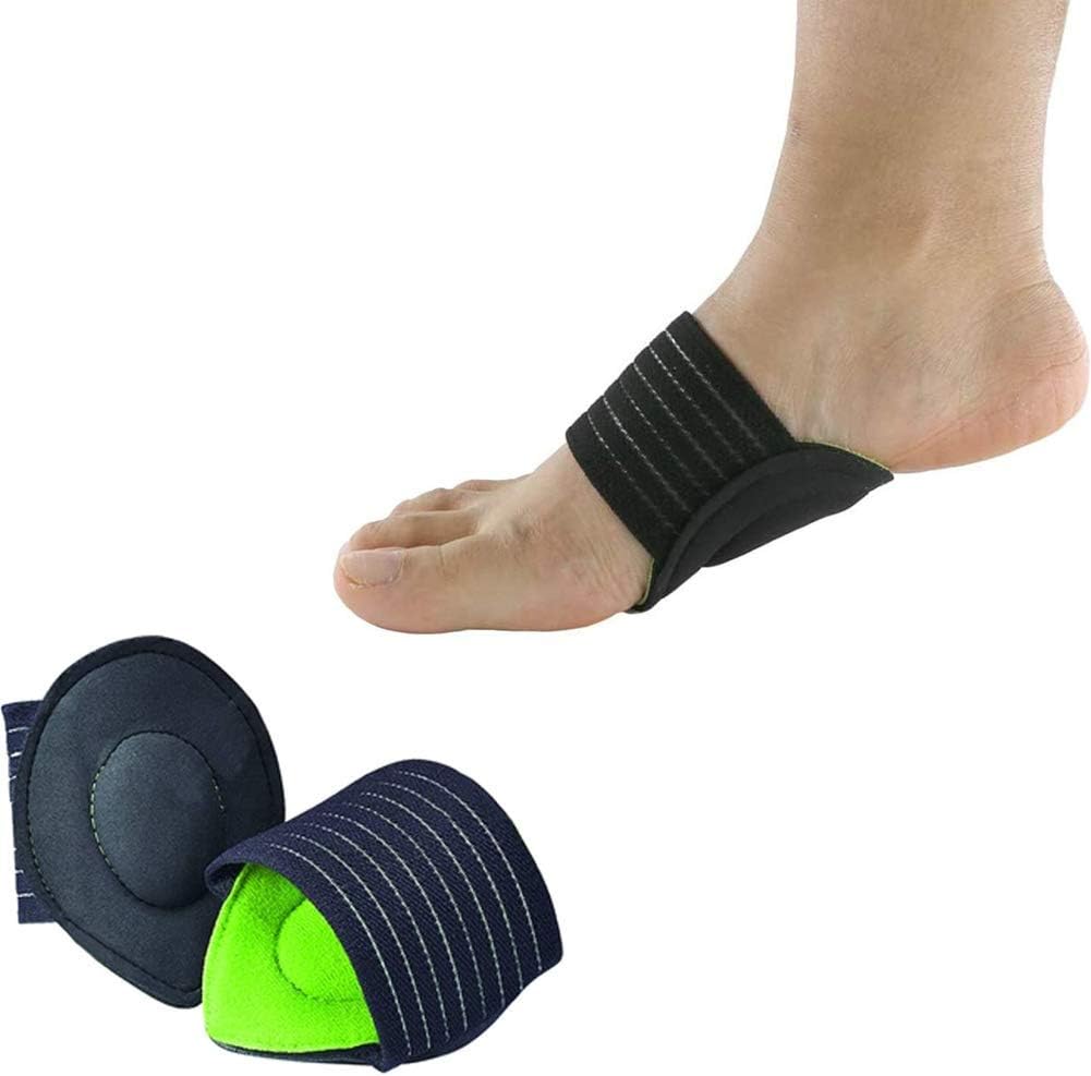 1 Pair Relief Achy Pain Foot Cushioned Arch Support Protect Foot Sole Angel Green