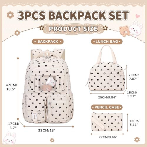 Image of PIG PIG GIRL Kids Backpack for Girls School Bags for Middle School Students Book Bag for Elementary Primary School