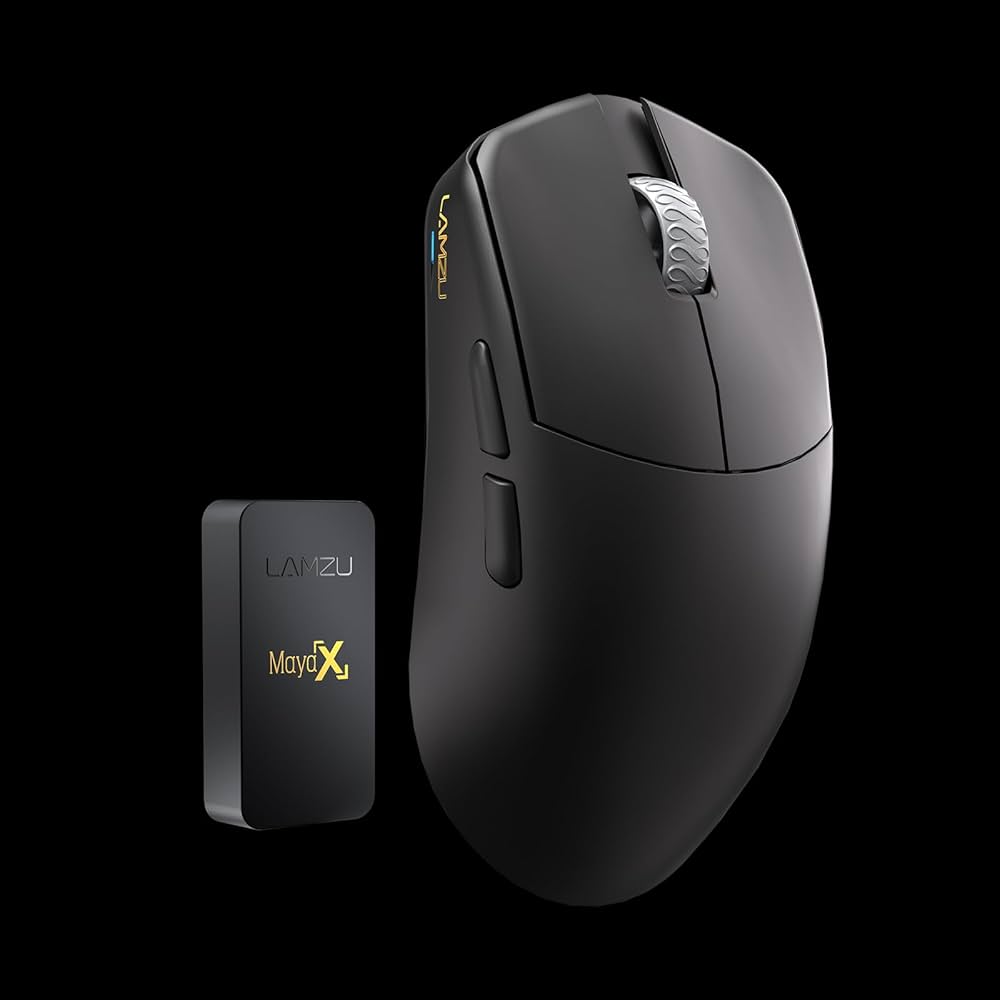 LAMZU Maya X ブラック LAMZU MAYA X Gaming Mouse