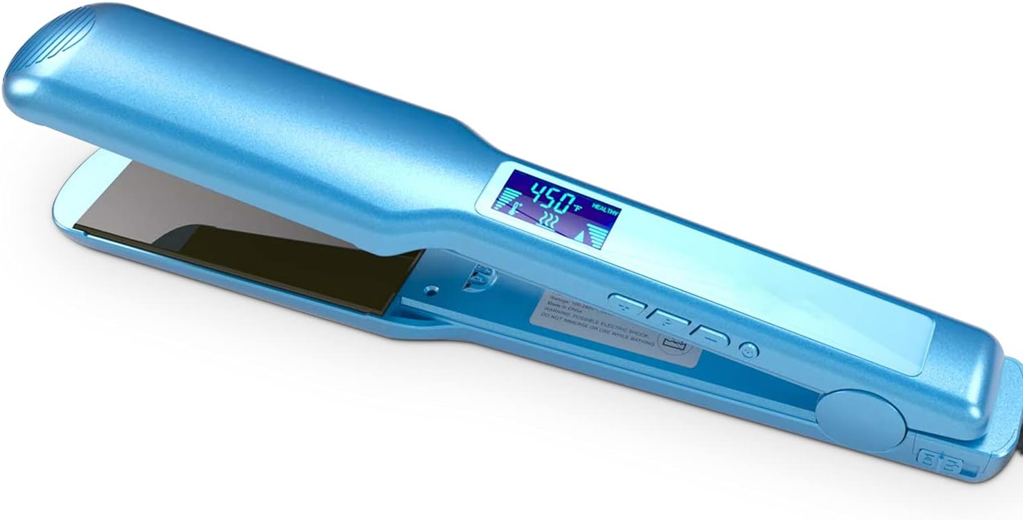 3DV Ceramic Iron - Vibrating and Floating Ceramic Tourmaline Plates - Hair Straightener