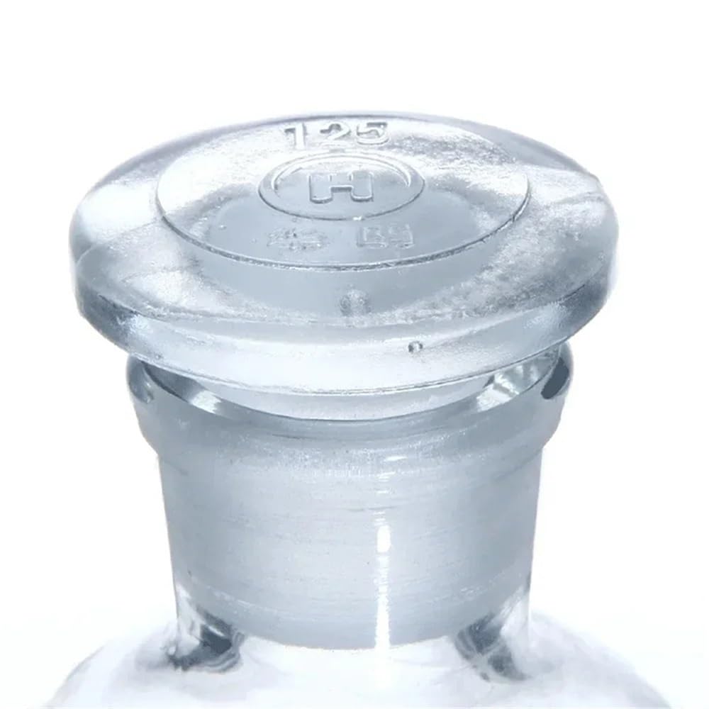 Cristalería de Laboratorio Botella de vidrio graduada de boca pequeña de 30/60/125/250/500/1000 ml, transparente, marrón, for laboratorio, experimentos.(TP 1000ml)