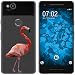 Produktbild PhoneNatic Case kompatibel mit Google Pixel 2 Silikon-Hülle Vektor Tiere Flamingo M2