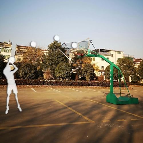 Lightweight Basketball Return System - Aluminium Shot Trainer with 180° Return Chute, Universal Compatibility for All Basketball Hoops, Enhance Shooting Skills, Perfect for Home Use
