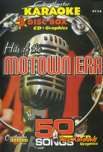 Chartbuster Karaoke CDG 3 Disc Pack CB5115 - Hits of the Motown Era ...