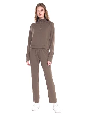 Womens Tracksuit Sets 2 Piece Sweatsuit Outfits Long Pants 2-piece Tracksuit Activewear for Sports