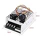 DC Motor Drehzahlregler, DC-Motordrehzahlregler umkehrbar mit Digitalanzeige Reversible Schalter für DC-Motor-Treiber-Modul 10V-55V