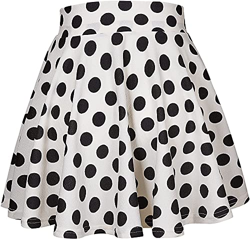 Image of Girls Kids Skater Skirts with Attached Inner Shorts (3 Years - 15 Years) rayon blend