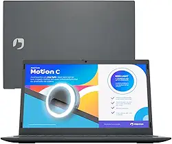 Notebook Positivo Motion C 14 Celeron 4GB 128GB Tela 14.1' Windows 11 Home, Cinza - com Ring Light e Alexa Integrada - C4128G-14