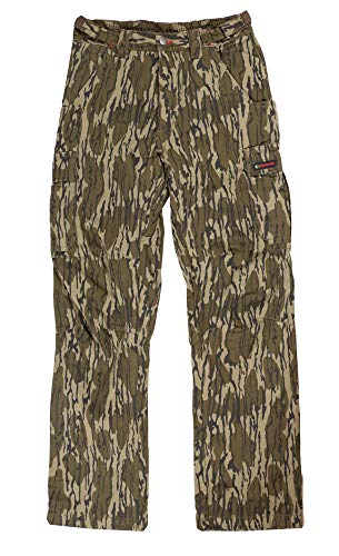 Mossy Oak Cotton Mill 2.0 Camo Hunting Pants for Men Camouflage Clothes, X-Large, Original Bottomland