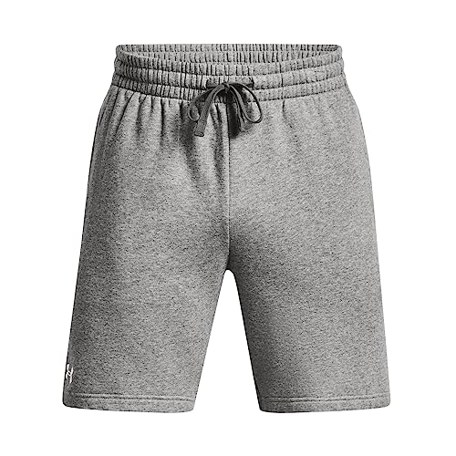 Under Armour Herren UA Rival Fleece Shorts Grau XXL – Ansicht 6