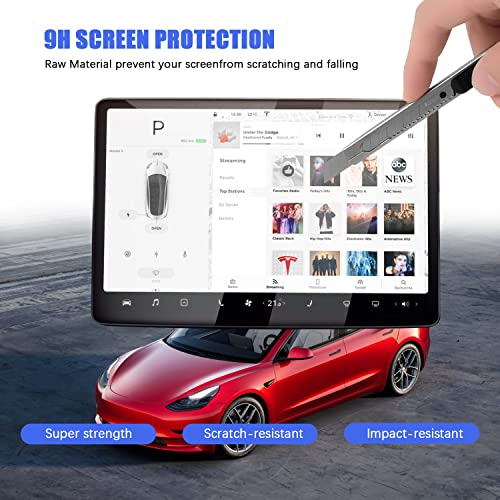 Protection verre Tesla Model 3 2023 brillant 9H pour préserver l'élégance de l'habitacle - 5
