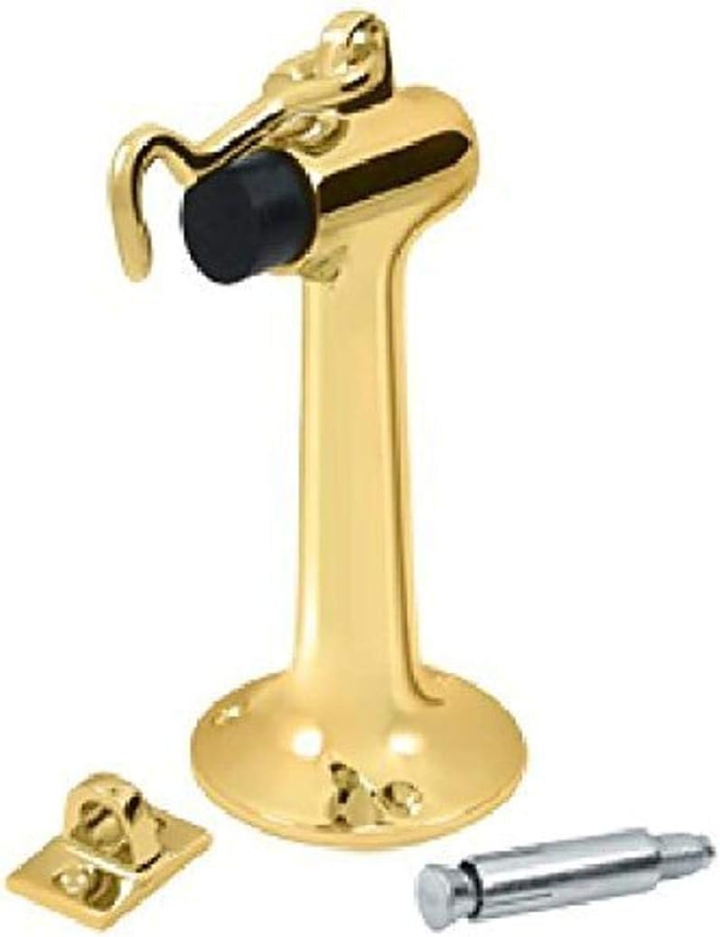 Deltana DSF630U15 6-Inch with Hook and Eye HD Floor Mount Bumper