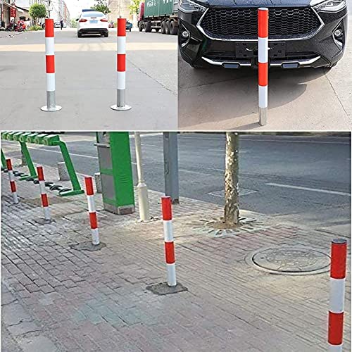 Borne de signalisation anti-collision : poteau de sécurité réfléchissant pour installations - 3