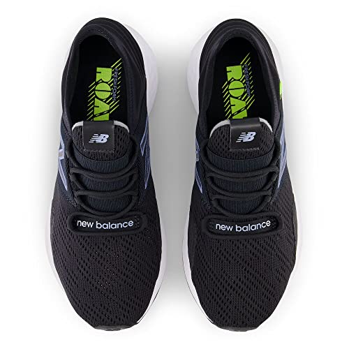 Image of New Balance Men's Fresh Foam Roav V1 Running Shoe, Black /White, 8.5 W