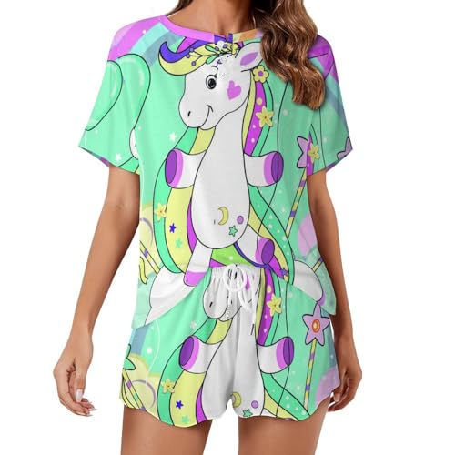 Pyjama licorne en ballon résolvez vos problèmes de sommeil en été avec ce sleepwear léger