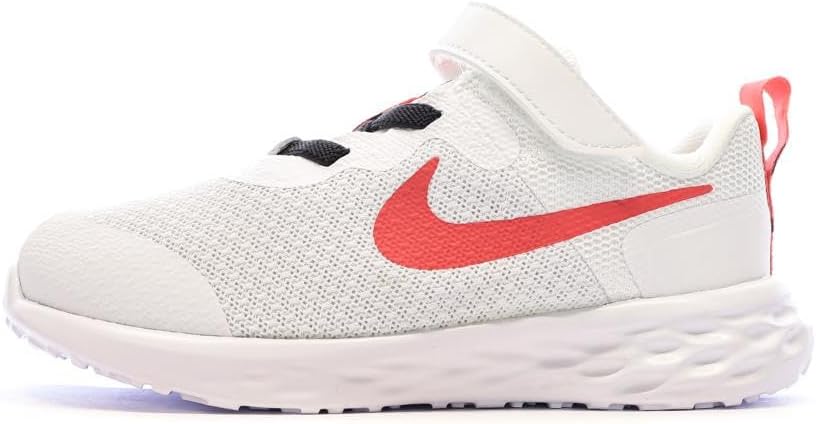 Nike Revolution 6 Little Kids' Shoes Pre School DD1095-101 (White), Size 3