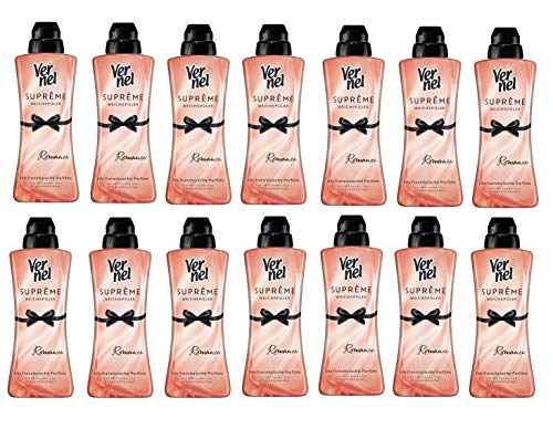 Suprême Romance Weichspüler, 14er Pack (14 x 24 Waschladungen), für einen langanhaltenden Duft