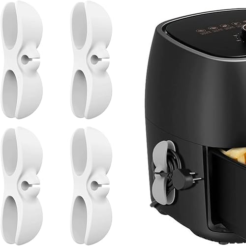 Paquete de 4 organizadores de cables para electrodomésticos cable de cocina organizador de cables soporte de cable para electrodomésticos cafetera