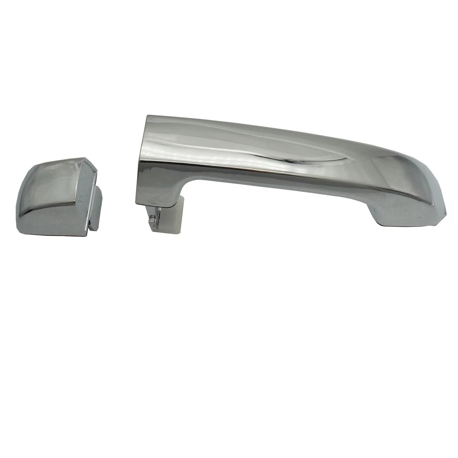 Zjyzyq One Color Car Sliding Outer Door Handle For Hyundai For Veracruz For Ix55 2007-2012Chrome Outside Exterior Door Handle(1Pc No Keyhole)