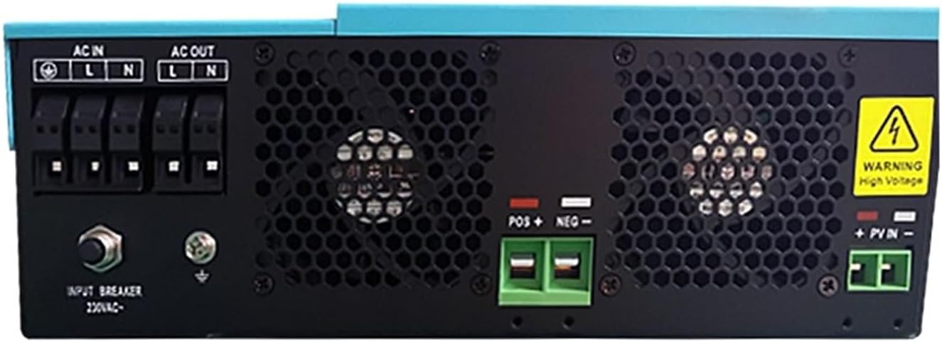 Rear panel of Nairtech 3500W Hybrid Solar Inverter