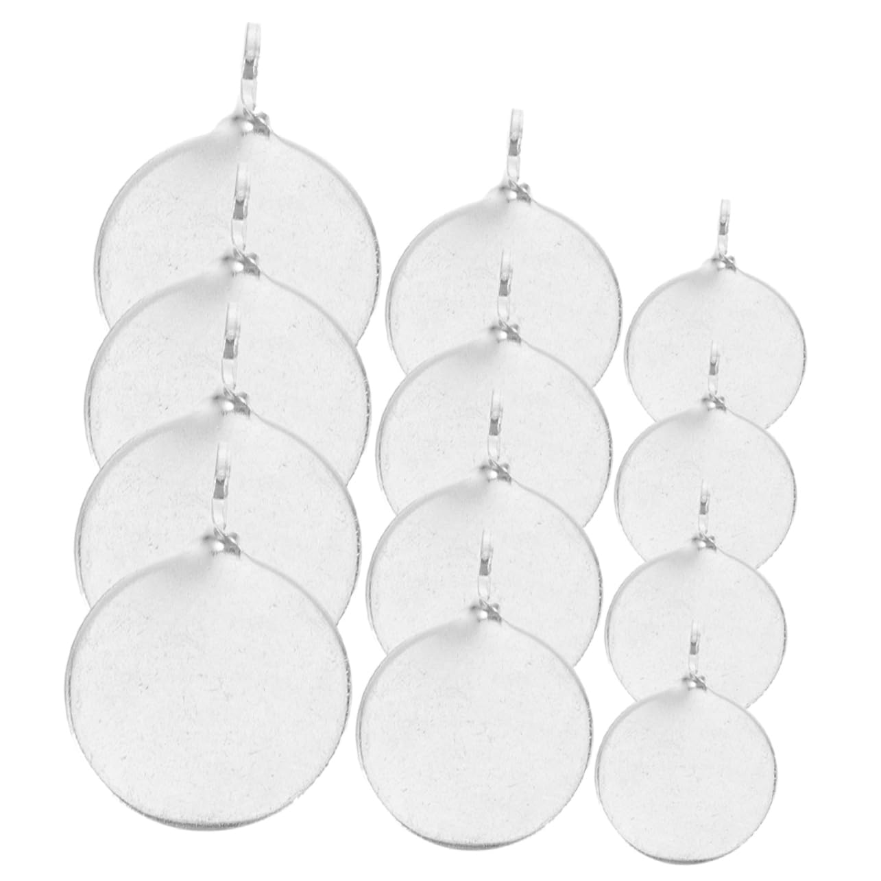Toddmomy Shooting Target Practice Set 12pcs Manganese Steel Targets Hanging Wall Mountable for Archery Exercise
