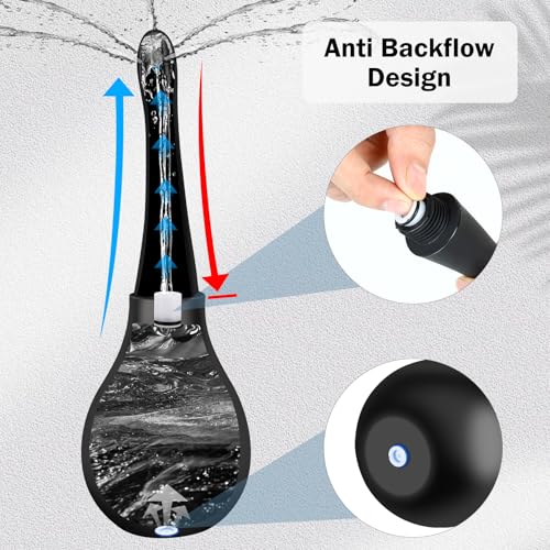 Image of Anal Douche Enema Kit Anti Backflow Enema Bulb with Lube for Men & Women