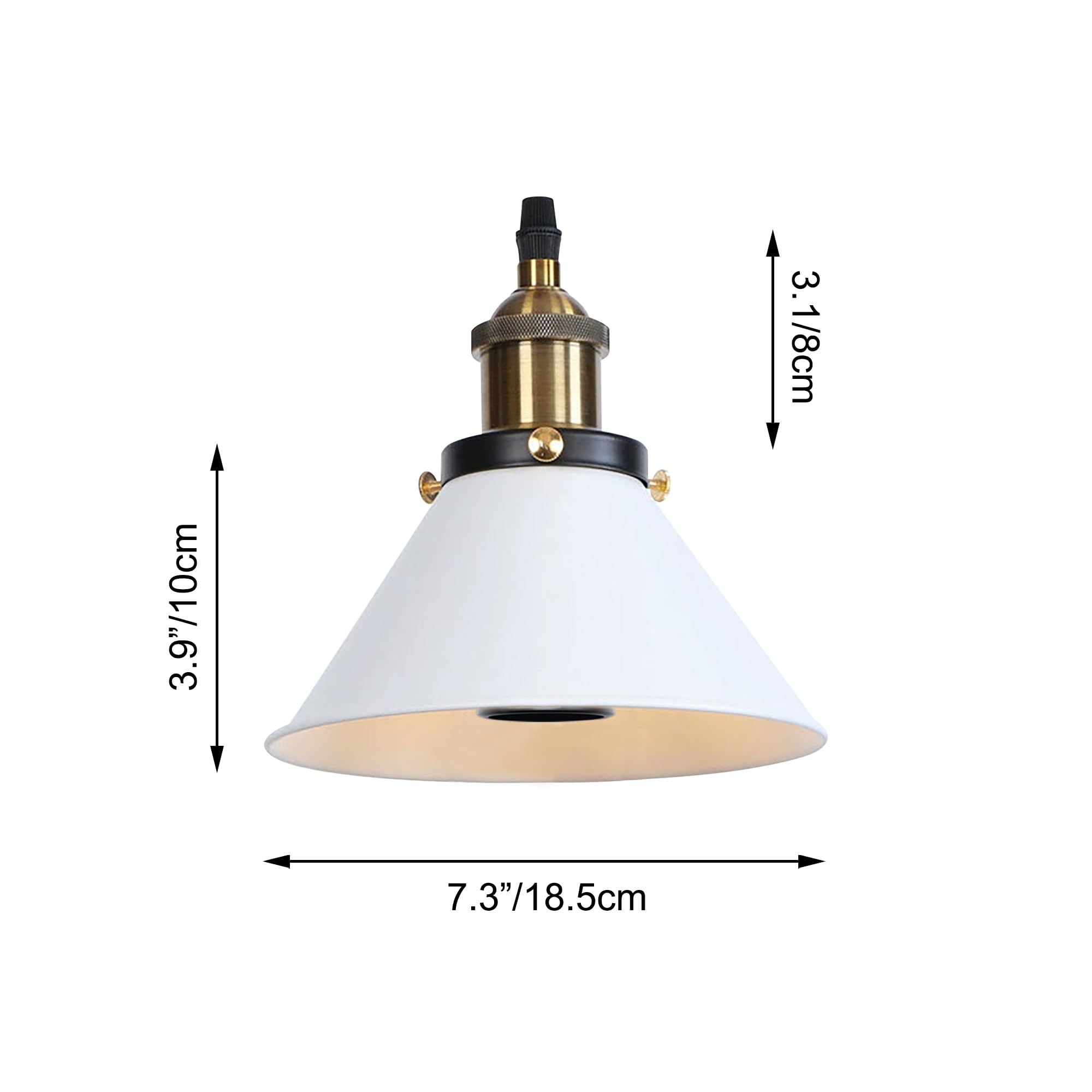 10W LED Pflanzenlampe mit hängendem System,Weiß Vollspektrum Grow Light mit 4,5 m CE-geschaltetem Steckerkabel, E27 Lampenfassung Hängende Leuchte für Gewächshaus Zimmerpflanzen,Weiß