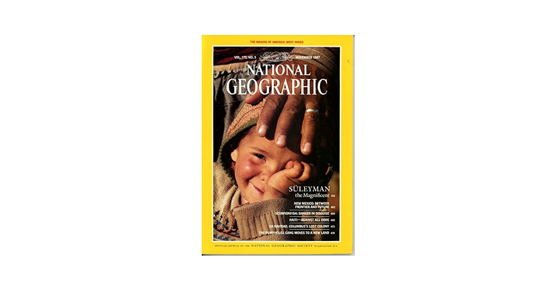 National Geographic, Vol. 172, No. 5 (November, 1987